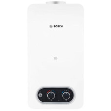 Газова колонка Bosch Therm 4000-T4004 10 л/хв 17.4 кВт регулювання потужності розпалювання від батарейок білий