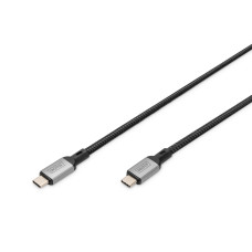 Кабель DIGITUS USB 4.0 (Type-C/Type-C) 1м, чорний