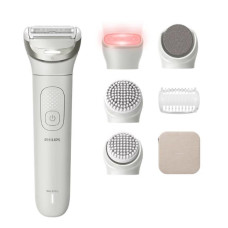 Епілятор Philips Series 9900 дисковий, аккумул., пінцет.-32, волог.+сух., насадок-6, футляр, білий