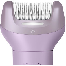Епілятор Philips Series 9000 дисковий, аккумул., пінцет.-32, волог.+сух., насадок-6, футляр, фіолетовий