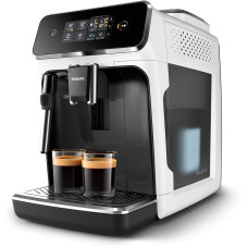 Кавомашина Philips Series 2300, 1.8л, зерно+мелена, дисплей, авторецептів -2, білий