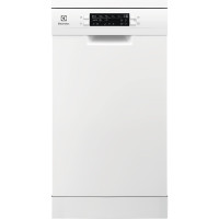 Посудомийна машина Electrolux, 10компл., Е, 45см, дисплей, інвертор, 3й кошик, білий