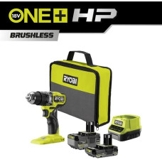 Шурупокрут-дриль акумуляторний Ryobi ONE+ HP RPD18C1-242S 18В 1х2А·год 1х4А·год ЗП 60Нм 450·1700об/хв 0.95кг сумка