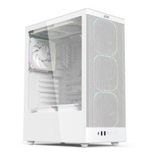 Корпус 2E GAMING  Iconic V8210W  без БЖ, 1xUSB3.0, 1х USB 2.0, 1xUSB Type-C, 4x120мм ARGB, VGA 325мм, LCS ready, контролер з пультом, TG Side Panel, ATX, білий