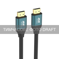 Кабель 2E HDMI (M/M) 5м, 2.0, 4K/60Hz, Ultra High Speed, Pine Green
