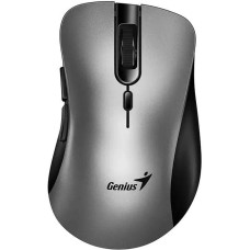 Миша Genius Ergo 8100S, Silent, AI, WL, сірий