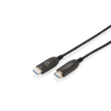 Кабель DIGITUS HDMI UHD 8K, AOC hybrid-fiber, type A M/M, 40м, чорний