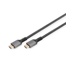 Кабель DIGITUS HDMI (M/M), 8K, Ultra High speed/Ethernet, 3м, чорний