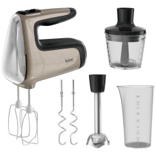 Міксер Tefal ручний Powermix Silence 4in1 850Вт, насадки-4, міні-подрібнювач, турборежим, бронзовий