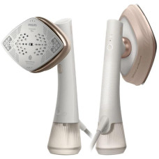 Відпарювач-праска Philips OneTurn, 1800Вт, 200мл, паровий удар -90гр, поворот для зміни типу девайса, алюміній, білий