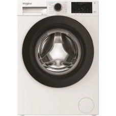 Пральна машина Whirlpool фронтальна, 8кг, 1400, А, 55см, дисплей, пара, інвертор, люк чорний, білий