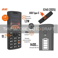 Мобільний телефон 2E E240 2025 2.4