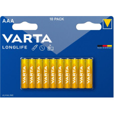 Батарейка Varta Longlife лужна AAA блістер, 10 шт