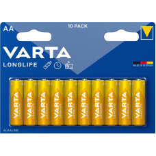 Батарейка Varta Longlife лужна AA блістер, 10 шт