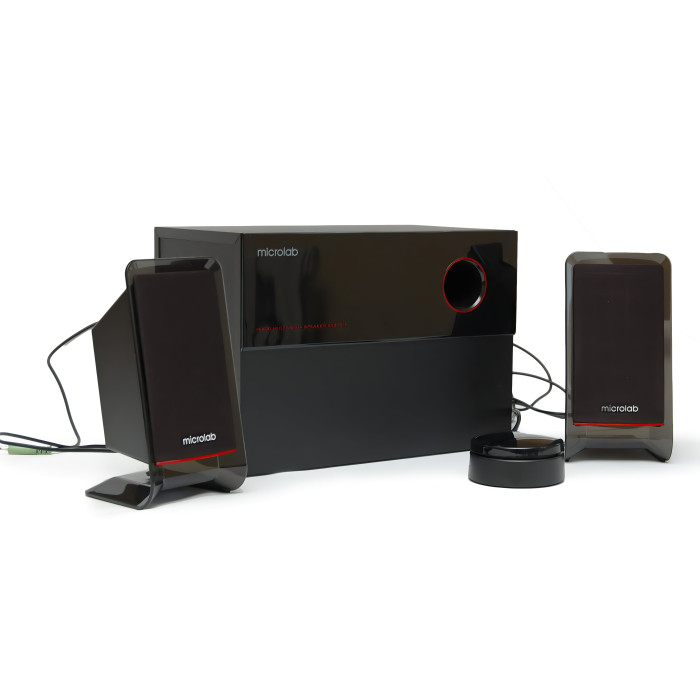 Акустична система MICROLAB M-200 2.1, 40W, mini-jack, чорний